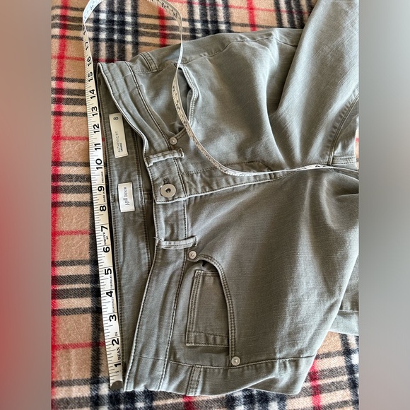 J Jill denim authentic fit cropped women’s green pants size 8 - Picture 10 of 12